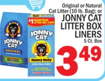 C Town Jonny cat litter box liners 5 ct. box offer