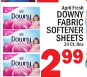 C Town Downy fabric softener sheets offer