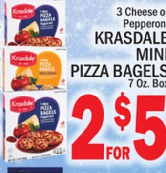 C Town Krasdale mini pizza bagels offer