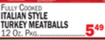 C Town Italian style turkey meatballs offer