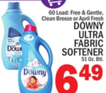 C Town Downy ultra fabric softener offer