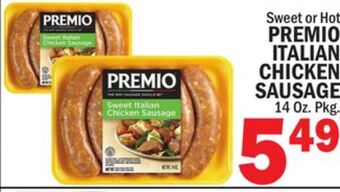 C Town Premio italian chicken sausage offer