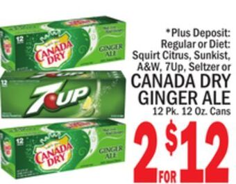 C Town Canada dry ginger ale offer