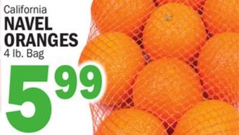 C Town Navel oranges offer