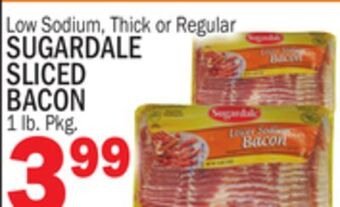 C Town Sugardale sliced bacon offer