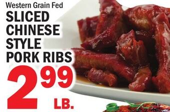 C Town Sliced chinese style pork ribs offer