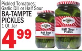 C Town Ba-tampte pickles offer