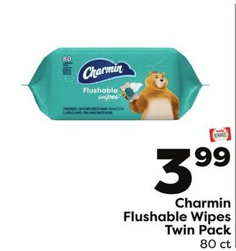 Weis Markets Charmin flushable wipes twin pack offer