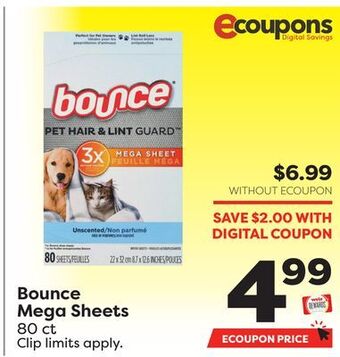 Weis Markets Bounce mega sheets offer