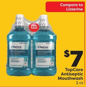 Weis Markets Topcare antiseptic mouthwash offer