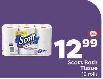 Weis Markets Scott bath tissue offer