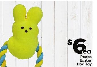 Weis Markets Peeps easter dog toy offer