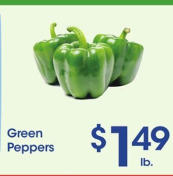 Price Rite Green peppers offer