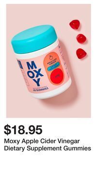 Bath & Body Works Moxy apple cider vinegar dietary supplement gummies offer