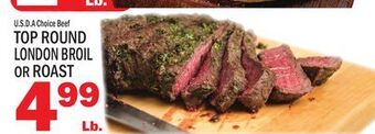 C Town Top round london broil or roast roast offer