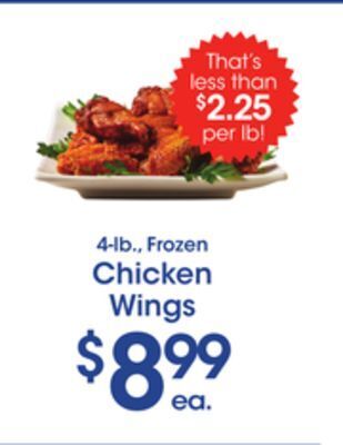 Price Rite Chicken wings offer