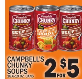 C Town Campbell's chunky soups offer