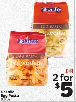 Weis Markets Delallo egg pasta offer