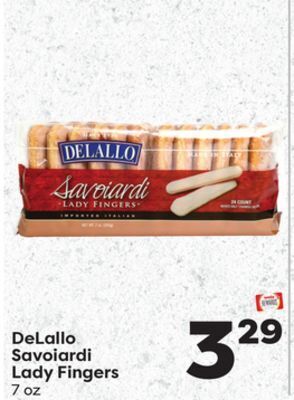 Weis Markets Delallo savoiardi lady fingers offer