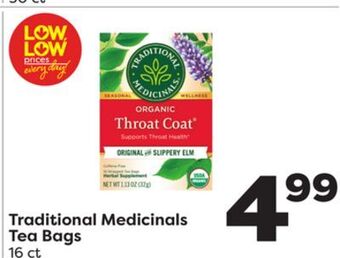 Weis Markets Traditional medicinals tea bags offer