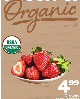 Weis Markets Organic strawberries offer