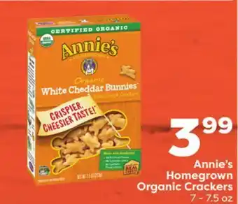Weis Markets Annie's homegrown organic crackers offer