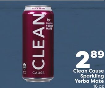 Weis Markets Clean cause sparkling yerba mate offer