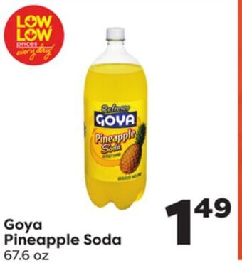 Weis Markets Goya pineapple soda offer
