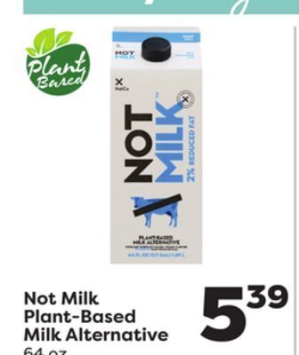 Weis Markets Not milk plant-based milk alternative offer