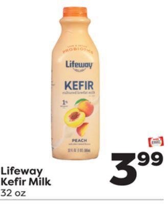 Weis Markets Lifeway kefir milk offer