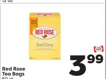 Weis Markets Red rose tea bags offer