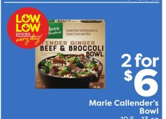 Weis Markets Marie callender's bowl offer