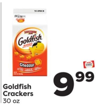 Weis Markets Goldfish crackers offer