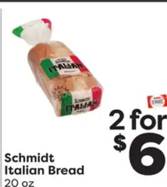 Weis Markets Schmidt italian bread offer