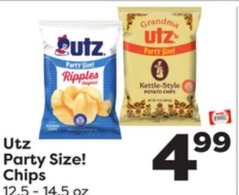 Weis Markets Utz party size! chips offer