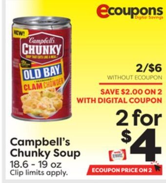 Weis Markets Campbell's chunky soup offer