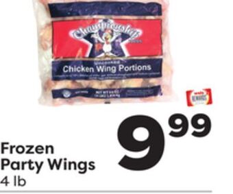 Weis Markets Frozen party wings offer