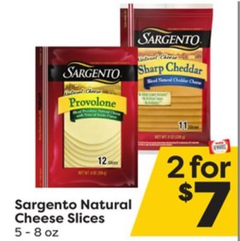 Weis Markets Sargento natural cheese slices offer