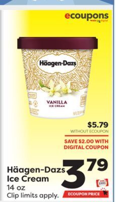 Weis Markets Häagen-dazs ice cream offer