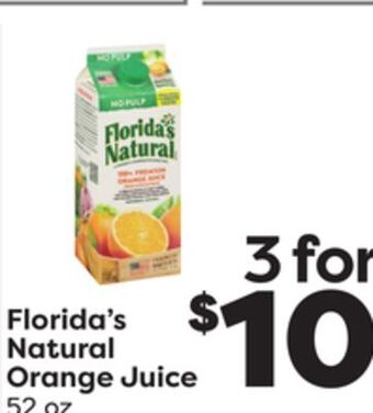 Weis Markets Florida's natural orange juice offer