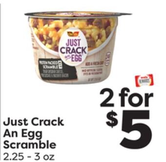 Weis Markets Just crack an egg scramble offer