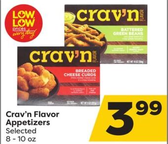 Weis Markets Crav'n flavor appetizers offer