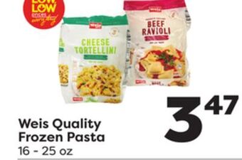 Weis Markets Weis quality frozen pasta offer