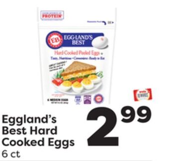Weis Markets Eggland's best hard cooked eggs offer