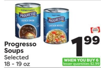 Weis Markets Progresso soups offer
