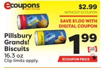 Weis Markets Pillsbury grands! biscuits offer