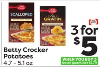 Weis Markets Betty crocker potatoes offer