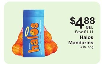Fairway Store Market Halos mandarins offer