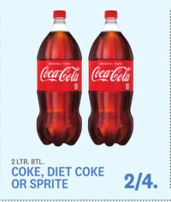 Kings Food Markets Coke, diet coke or sprite offer
