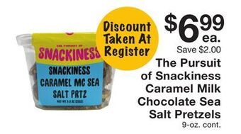 Fairway Store Market The pursuit of snackiness caramel milk chocolate sea salt pretzels offer